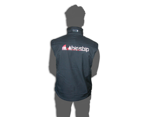 Veste sans manche noire logo Big Ship S