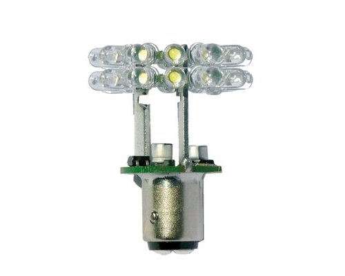 MANTAGUA Ampoule LED BAY15D double blanc neutre dif. 360°