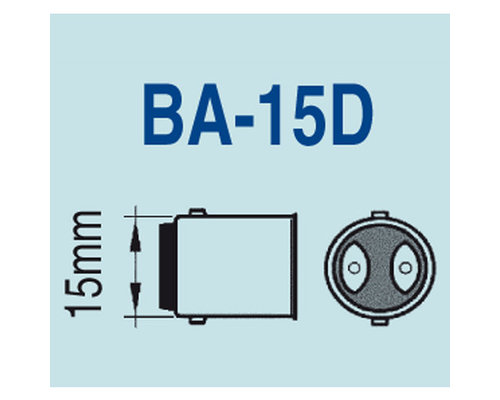 MANTAGUA Ampoule LED BA15D axial 10W blanc chaud dif. 90°