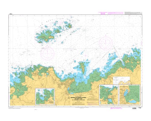 SHOM L7125 abords de Perros-Guirec-Les Sept Iles-Ile Grande