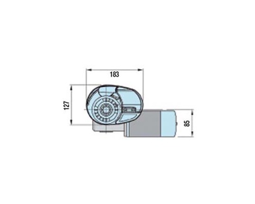 LOFRANS X1 800W 12V barb. mixte Ø8mm (ISO4565 - cord. 12mm)