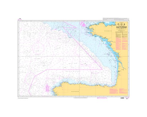 SHOM L7211 Golfe de Gascogne - de Brest à Cabo Finisterre