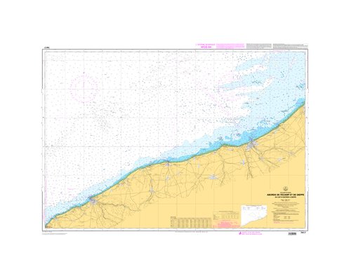 SHOM G7417 abords de Fécamp & Dieppe