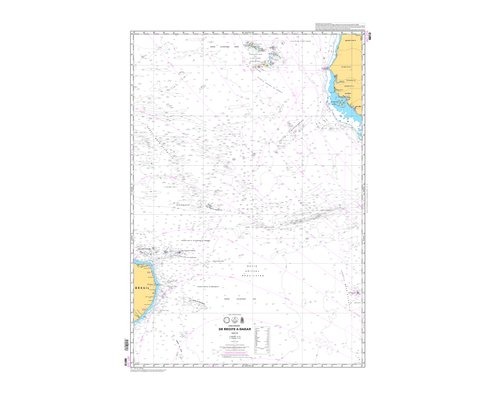 SHOM 6813 à plat de Récife à Dakar