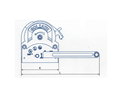 GOLIATH TS800 treuil auto freine 800 kg