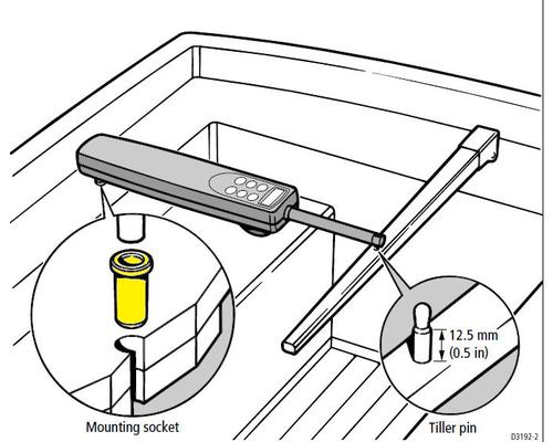 RAYMARINE Tolet de fixation