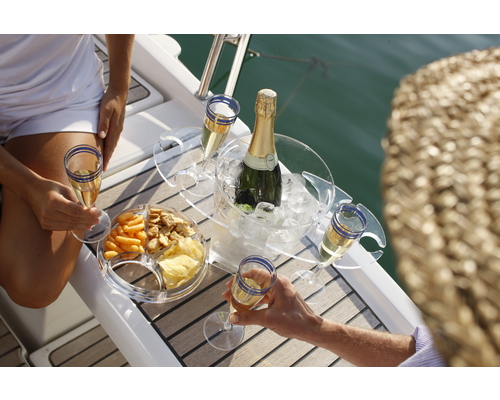 MARINE BUSINESS Party seau champagne plateau snack & support