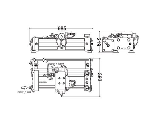 AQUABASE Dessalinisateur automatique ESW 12V 65L/h