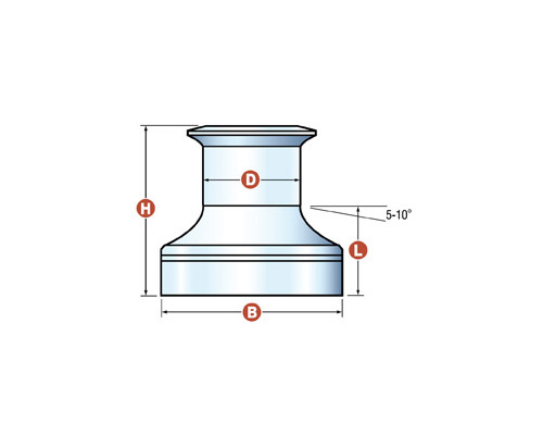 LEWMAR Winch N°6 alu 1 vitesse