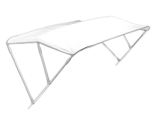 TREM Bimini 3 arceaux 200x180x110cm toile blanche