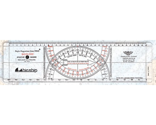 BIGSHIP Règle Cras gravure bicolore