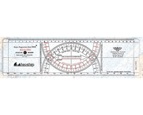 BIGSHIP Règle Cras gravure bicolore