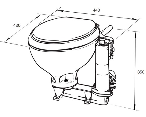 RM69 WC Standard - Abattant plastique