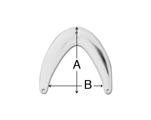 MAJONI Défense d'étrave blanc 25cm