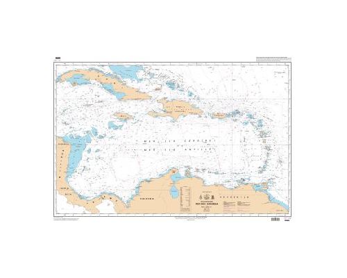 SHOM 6898 à plat Mer des Caraïbes