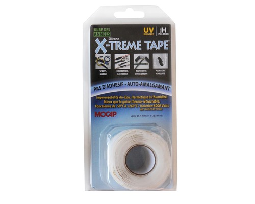 Ruban autovulcanisant silicone blanc 3mx25mm