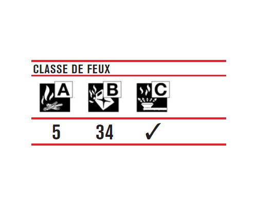 INTERFEU Extincteur ABC sans mano - 1 KG (2024)