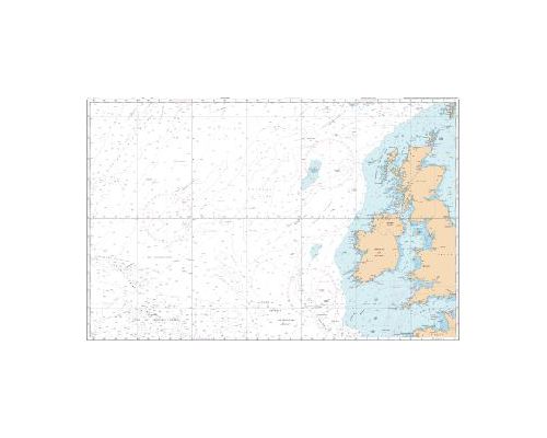 SHOM 6618 à plat Attérage ouest des iles britaniques