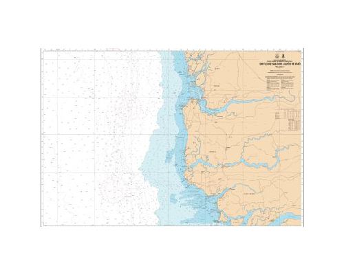 SHOM 7389 à plat Du fleuve Saloum à Ilhéu de Caiò