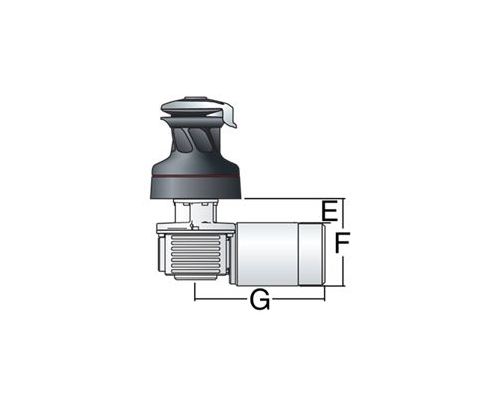 HARKEN Winch électrique ST horizontal 12V Radial