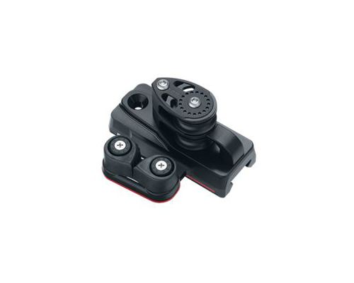 HARKEN Paire embouts rail CB MR à réa double/taquet/pt fixe