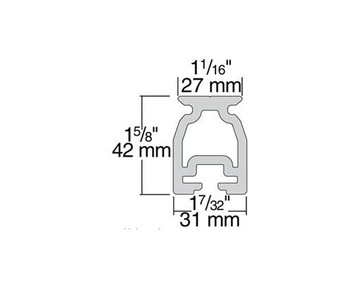 HARKEN Rail CB MR 2,5m autoporté