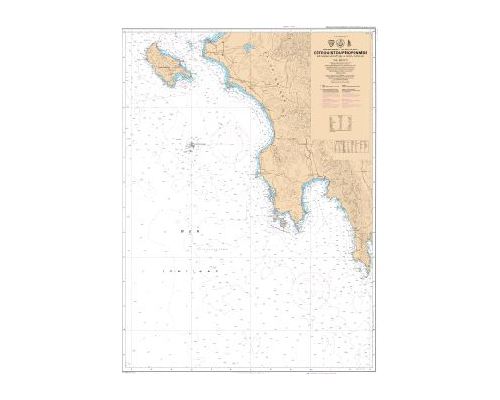 SHOM L7195 Ouest Peloponnèse - De Nísos Zákinthos à Ákra Taí