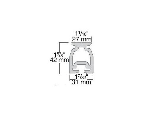 HARKEN Rail CB Midrange 27mm autoporté