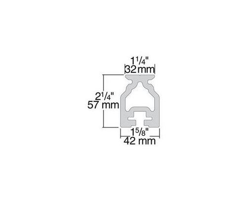 HARKEN Rail CB Big Boat 32mm autoporté