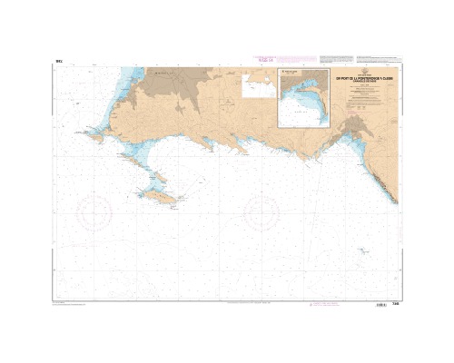 SHOM L7393 Du port de La Pointe Rouge à Cassis - Calanques d