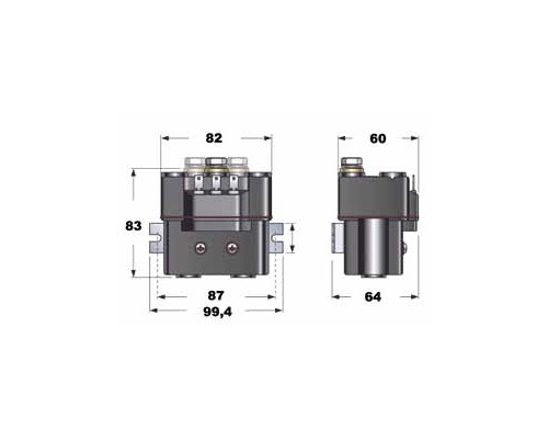 QUICK Boitier de relai 3 fils 12V - 2500W