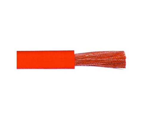 Câble électrique souple 50mm² rouge - le m