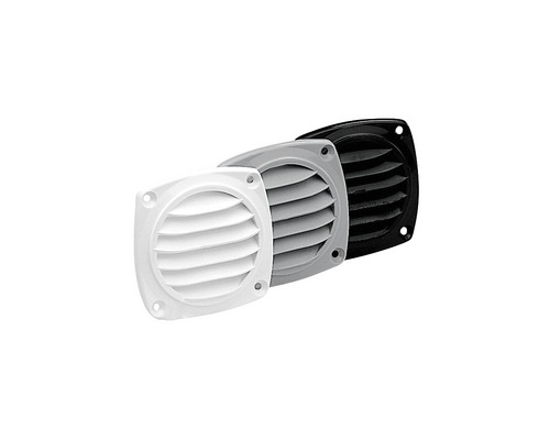 NUOVA RADE Grille aeration plastique ronde blanche Ø85 mm