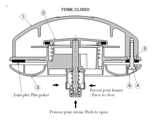 GOIOT Aerateur fermeture rapide - Ø75mm