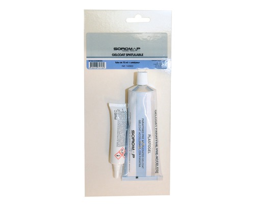 SOROMAP Gelcoat tube 75mL bleu marine + catalyseur