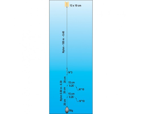 FLASHMER Bas de ligne Palangrotte