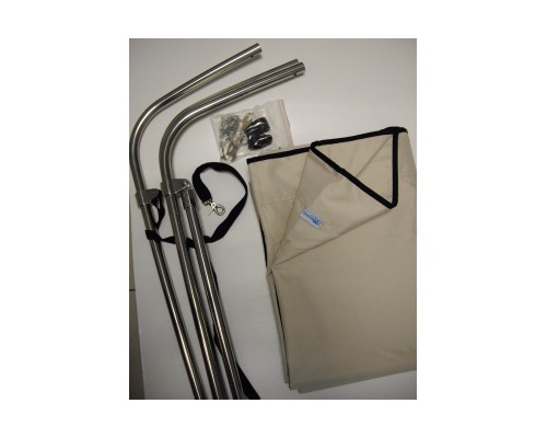MATC Bimini inox 3 arceaux 2010- 2135 x 1160 mm toile bleu